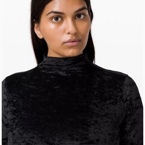 Lululemon All Aligned Mock Neck Long Sleeve Velvet